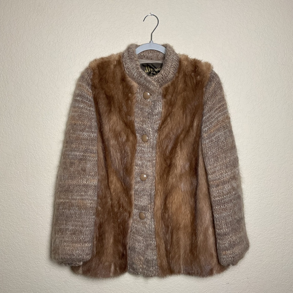 Willmanns Furriers Oklahoma City Womens‎ Vintage Real Fur Coat- See Pics (Flaw)